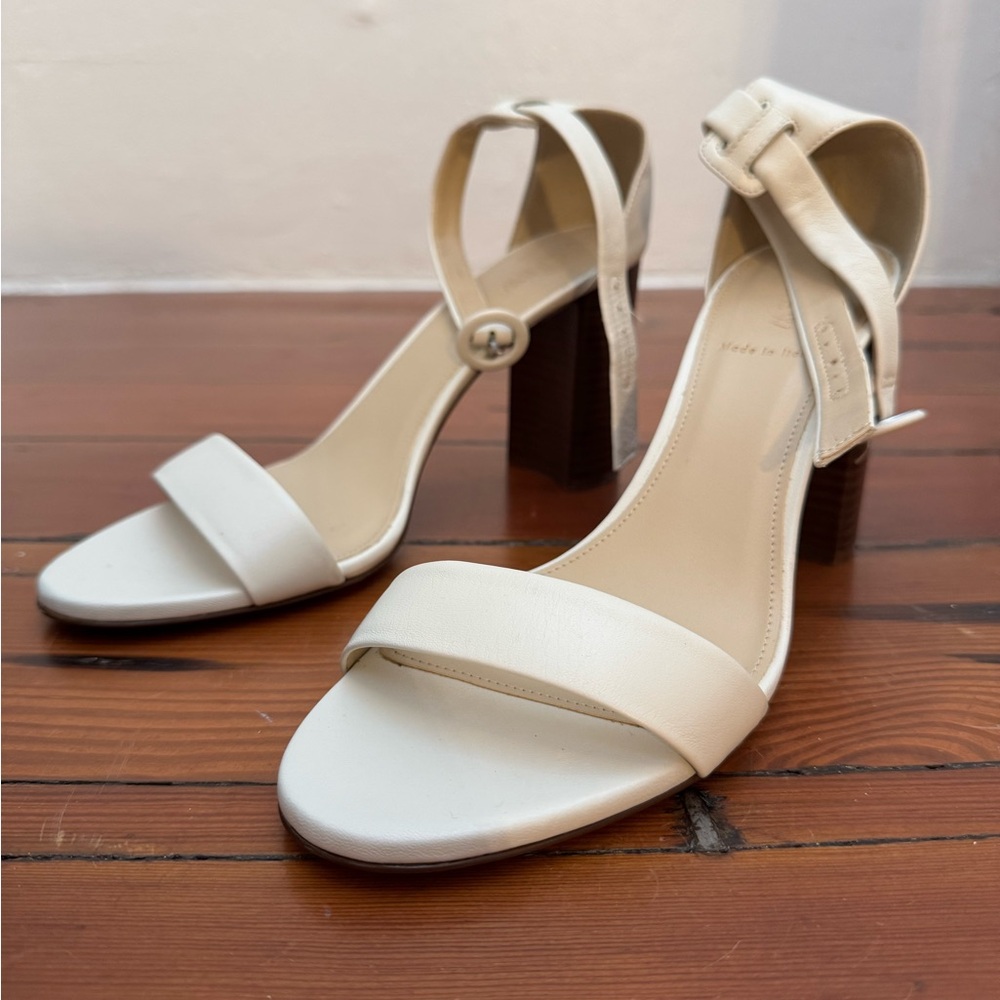 NEW j crew Hayden cream leather size 9 box